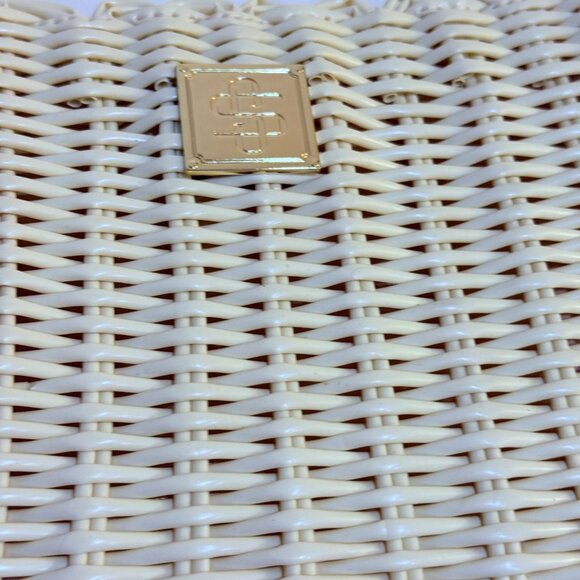 Simply Southern Key Largo Crossbody Cream Gold Tone Chain Strap Purse Summertime - Picture 14 of 16